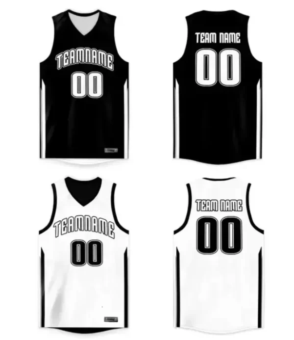 Reversible Basketball Jerseys Personalized Printed Name and Number Team Sports Uniform for College School 6