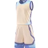 Basketball Youth Jerseys 2 Piece Set Basketball Game Clothes Sublimation and Screen Printing 2025 New Design 5