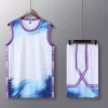 Basketball Youth Jerseys 2 Piece Set Basketball Game Clothes Sublimation and Screen Printing 2025 New Design 2