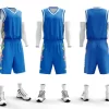 The Best Basketball Tank Tops and Bottoms New Basketball Team Uniform Dri Fit Coolmax Boys Girls Children JinDing 15