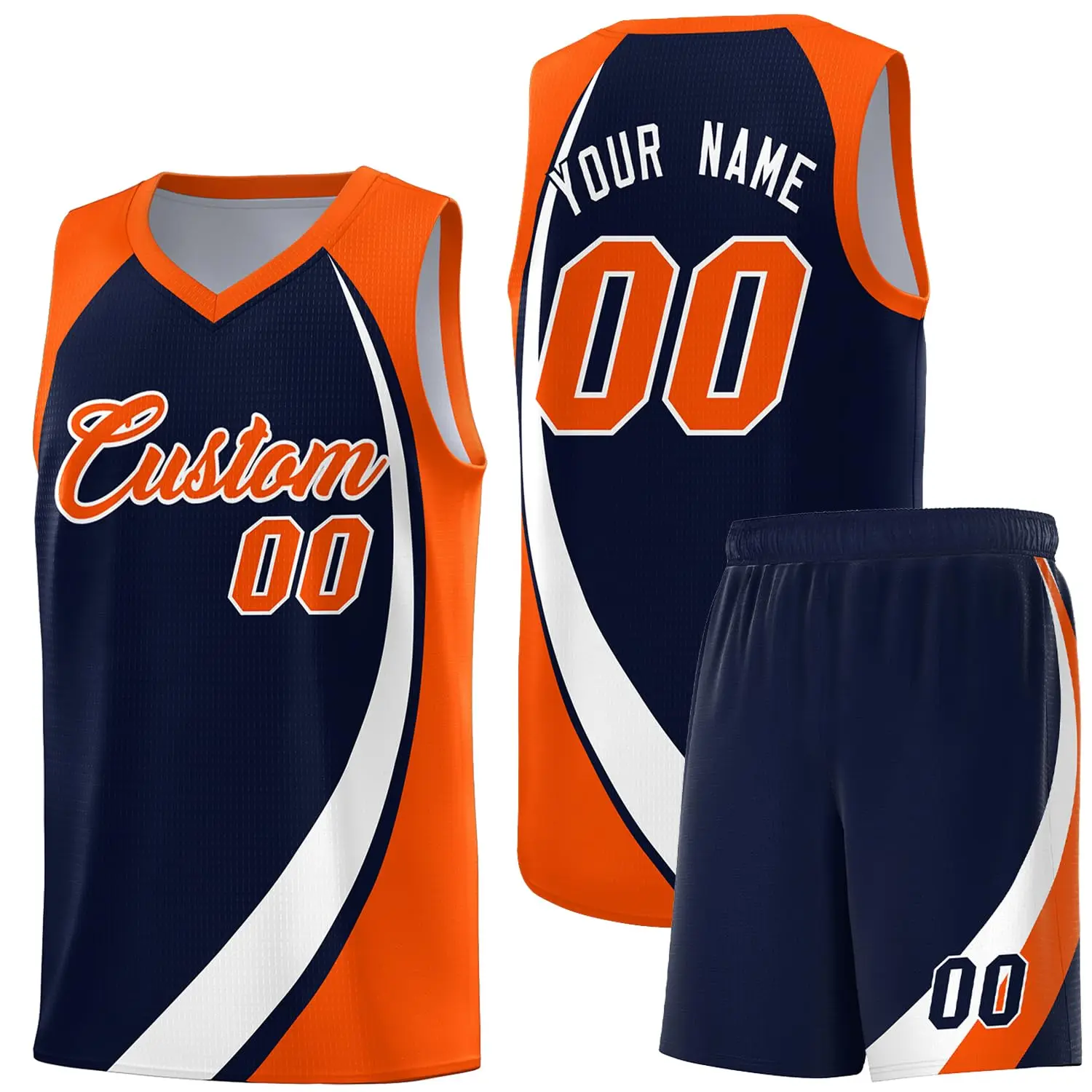 Reversible Basketball Practice Jerseys Basketball Jersey Set Green Blue Gold Custom Names Numbers 2