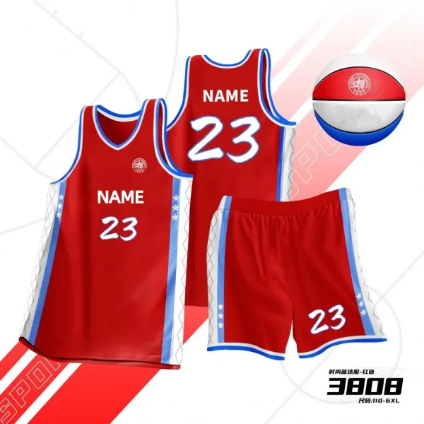 Hot Custom Basketball Jersey for Men Kids College Team Professional Boy Girl Basketball Training Uniform Quick Dry Sportswear 3
