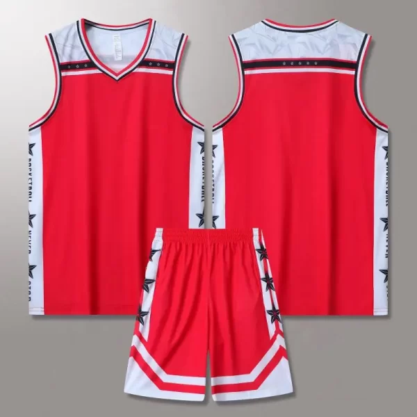 Basketball Jerseys Shirts Youth Basketball Vest Uniforms Blank Custom Running Training Loose Jerseys Suits Tank 4