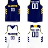 Reversible Basketball Jerseys Personalized Printed Name and Number Team Sports Uniform for College School 8