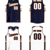 Reversible Basketball Jerseys Personalized Printed Name and Number Team Sports Uniform for College School 11