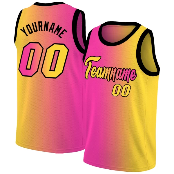 Round Neck Basketball Jerseys Wholesale Full Sublimation with Team Name and Numbers Athletic Shirts for Training 2