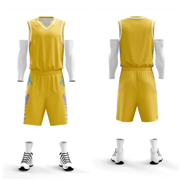 The Best Basketball Tank Tops and Bottoms New Basketball Team Uniform Dri Fit Coolmax Boys Girls Children JinDing 4