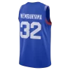 Basketball jerseys 2024 France 34 WEMBANYAMA Basketball Shirts Sewing embroidery High Quality Activewear Light Blue 2
