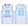 Vintage Mens Basketball Jersey Breathable Mesh Fabric North Carolina University Version Size 15-23 2