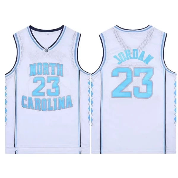 Vintage Mens Basketball Jersey Breathable Mesh Fabric North Carolina University Version Size 15-23 2