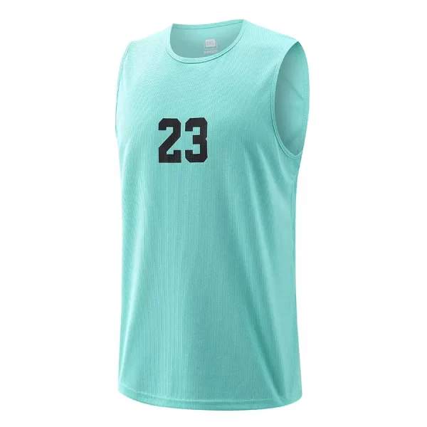 Basketball Vest 23 Shooting Sleeveless Shirts Dry Fit Running Vest Male Jogging Workout Basketball Tops Tank 7