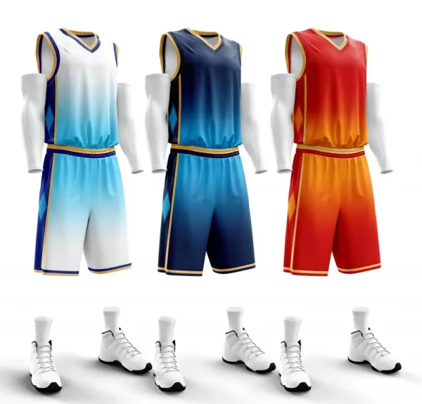Basketball Jersey and Shorts Suit for Mens Womens Kids Basketball Jersey Fit Activewear New Design Size 4XS-6XL 1