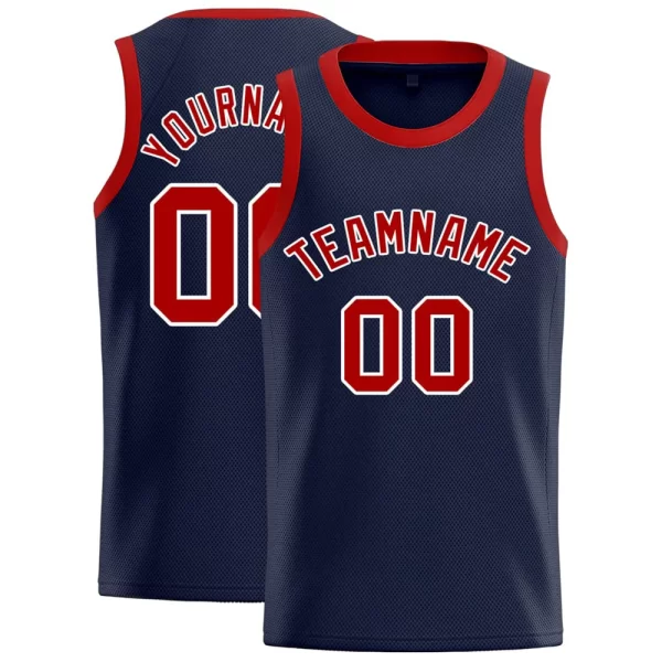 Youth Basketball Uniform Cleveland Cavaliers Style Shirts Red Color with Strip Edge Sleeveless 11