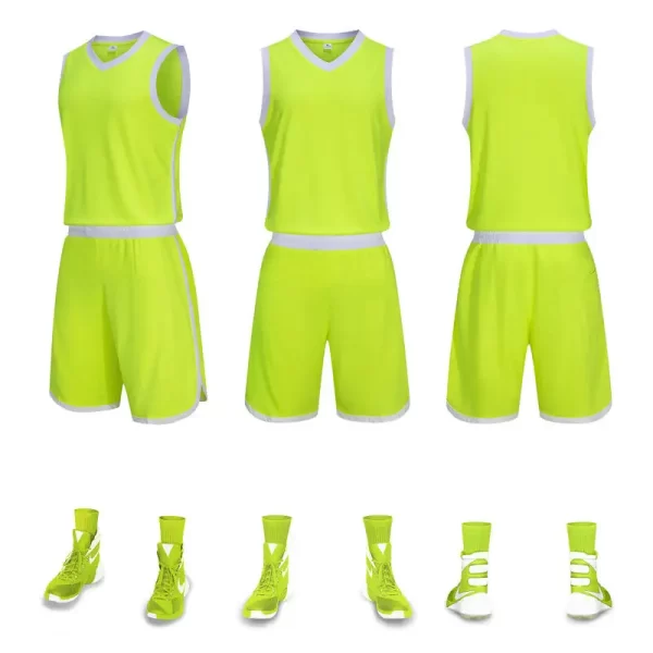 Basketball Jersey Suit Basketball Team Training Uniform 3D Printed Sportswear Basketball Clothes Dri Fit Coolmax 3