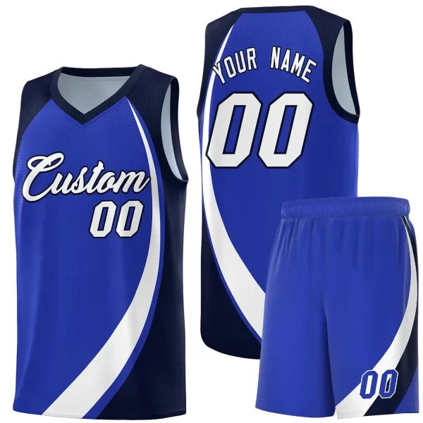 Reversible Basketball Practice Jerseys Basketball Jersey Set Green Blue Gold Custom Names Numbers 7