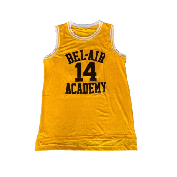 Basketball Jerseys Bad Boy BEL-AIR ACADEMY 14 SMITH Jersey Hip hop Culture Movie Cosplay Shirt 2