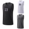 Basketball Vest 23 Shooting Sleeveless Shirts Dry Fit Running Vest Male Jogging Workout Basketball Tops Tank 1