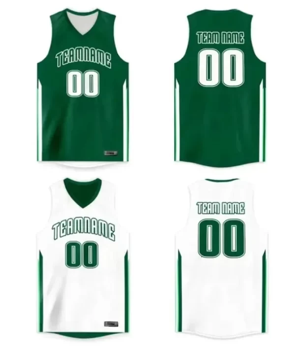 Reversible Basketball Jerseys Personalized Printed Name and Number Team Sports Uniform for College School 7