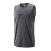 Basketball Vest 23 Shooting Sleeveless Shirts Dry Fit Running Vest Male Jogging Workout Basketball Tops Tank 11