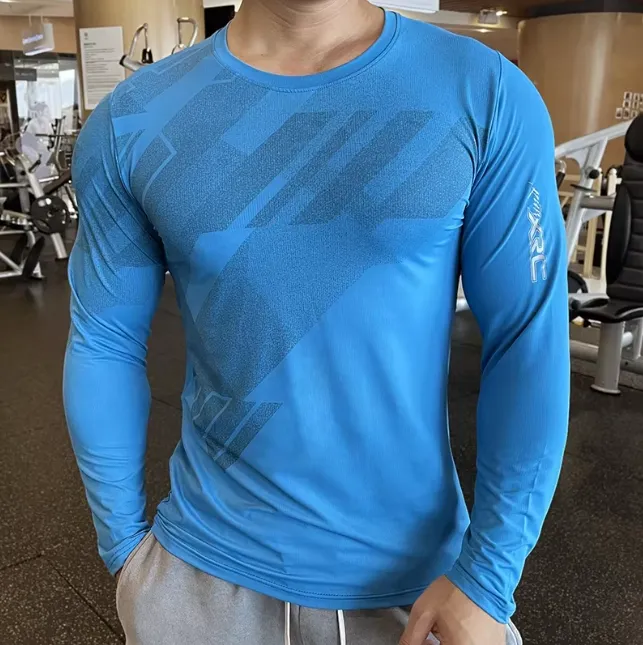 Compression sweatshirt long sleeve rash guard for running sports shirt high quality 13
