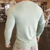 Compression sweatshirt long sleeve rash guard for running sports shirt high quality 3