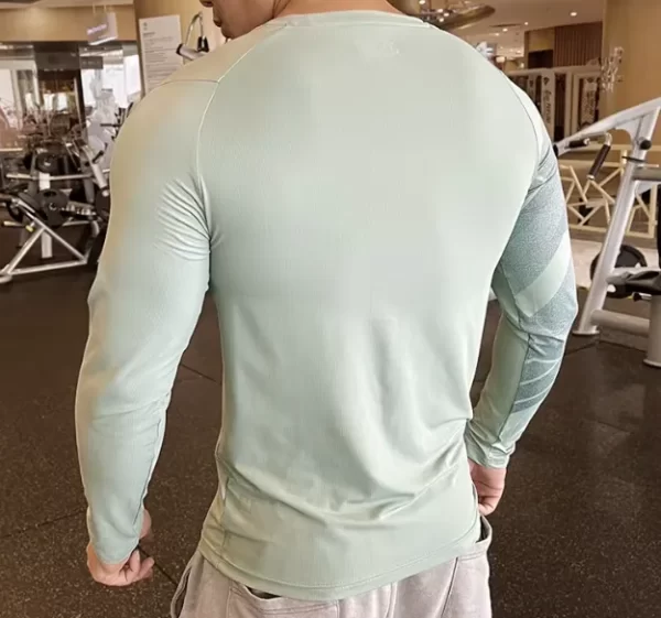 Compression sweatshirt long sleeve rash guard for running sports shirt high quality 3