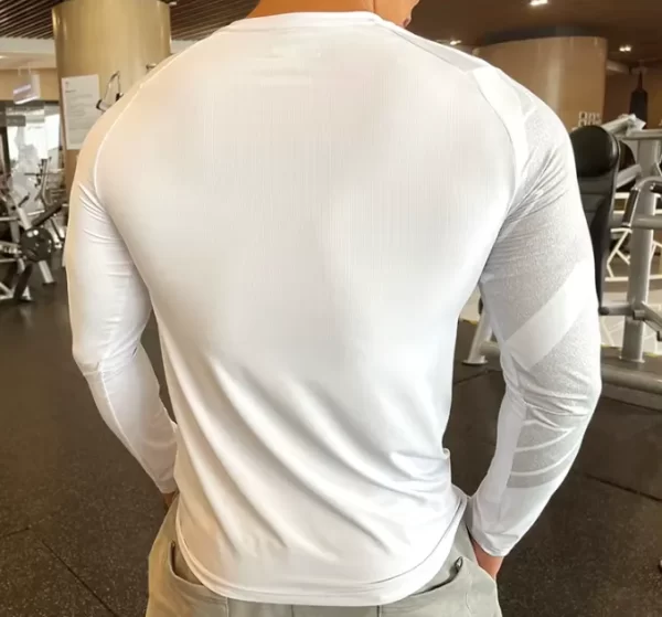 Compression sweatshirt long sleeve rash guard for running sports shirt high quality 4