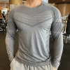 Compression sweatshirt long sleeve rash guard for running sports shirt high quality 7