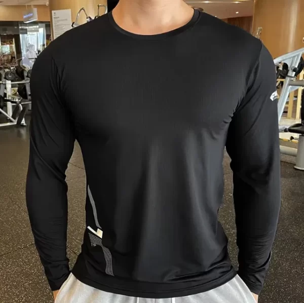 Compression sweatshirt long sleeve rash guard for running sports shirt high quality 9