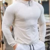 Cycling Sweatshirts Sports Running T-Shirts Long Sleeve with Hoodie Training Sweatshirt Gym Clothing 10