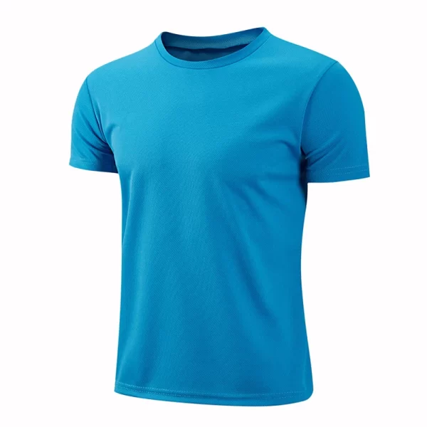 Dry Fit Coolmax Shirts Short Sleeve Mesh Sports T-Shirts Gym Fitness Training Tee Model L2151 2