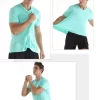 Green Dri Fit Coolmax Stretch Casual T-Shirts for Soccer and Basketball