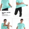 Green Dri Fit Coolmax Stretch Casual T-Shirts for Soccer and Basketball 2