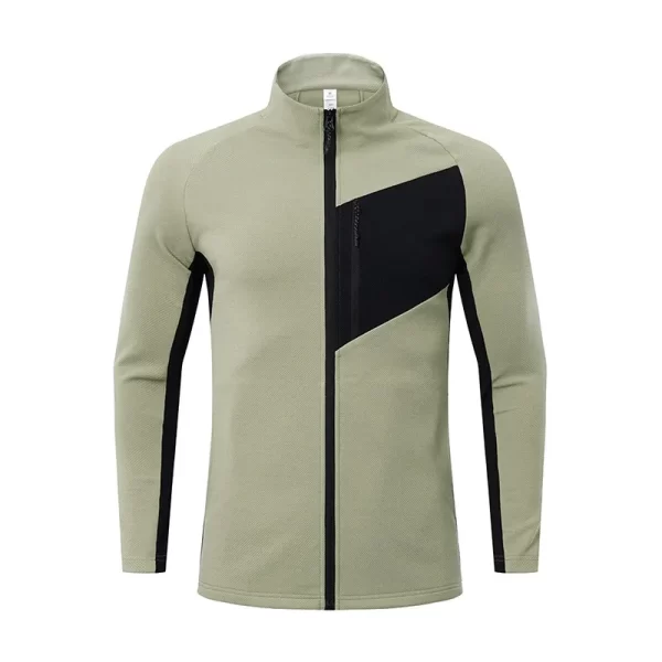Gym Jacket for Men and Women Outdoor Golf Jacket Windproof with Full Zipper Running and Jogging Casual Sports Set JK9857 4