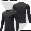 High Quality Sweatshirt Sports T-Shirt for Running Long Sleeve Compression Rash Guard Shirt 2