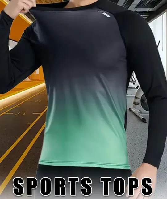 High Quality Sweatshirt Sports T-Shirt for Running Long Sleeve Compression Rash Guard Shirt 5