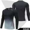 High Quality Sweatshirt Sports T-Shirt for Running Long Sleeve Compression Rash Guard Shirt 6