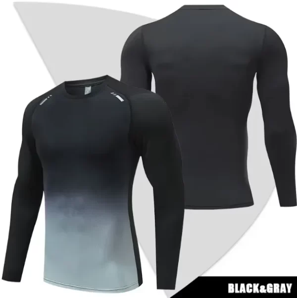 High Quality Sweatshirt Sports T-Shirt for Running Long Sleeve Compression Rash Guard Shirt 6