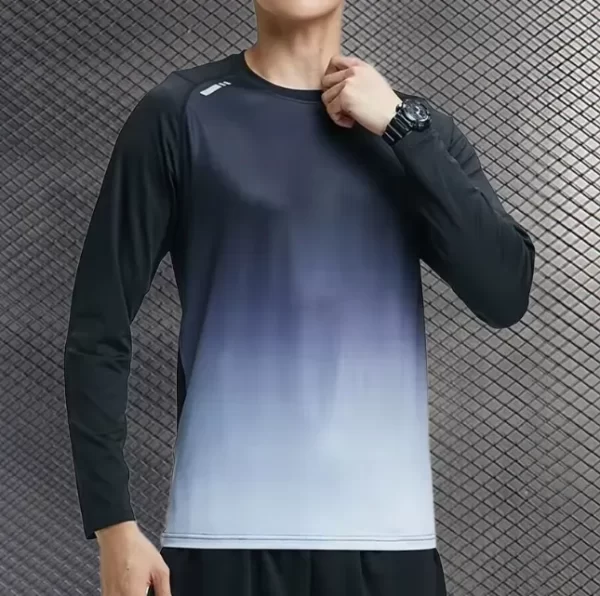 High Quality Sweatshirt Sports T-Shirt for Running Long Sleeve Compression Rash Guard Shirt 8