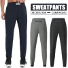 Jogger Pants Cuffed Pants Training Leggings with Reflective Strips High Elasticity Skinny Style Pants 3