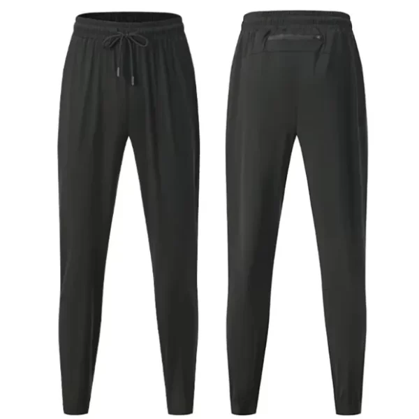 Jogger Pants Cuffed Pants Training Leggings with Reflective Strips High Elasticity Skinny Style Pants 7