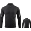 Jogging sweatshirt cycling jacket reflective running shirts casual exercise clothing for gym with elasticity JK9873 2