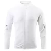 Jogging sweatshirt cycling jacket reflective running shirts casual exercise clothing for gym with elasticity JK9873 7