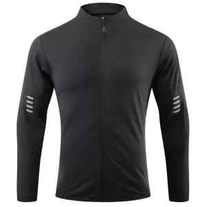 Jogging sweatshirt cycling jacket reflective running shirts casual exercise clothing for gym with elasticity JK9873 8