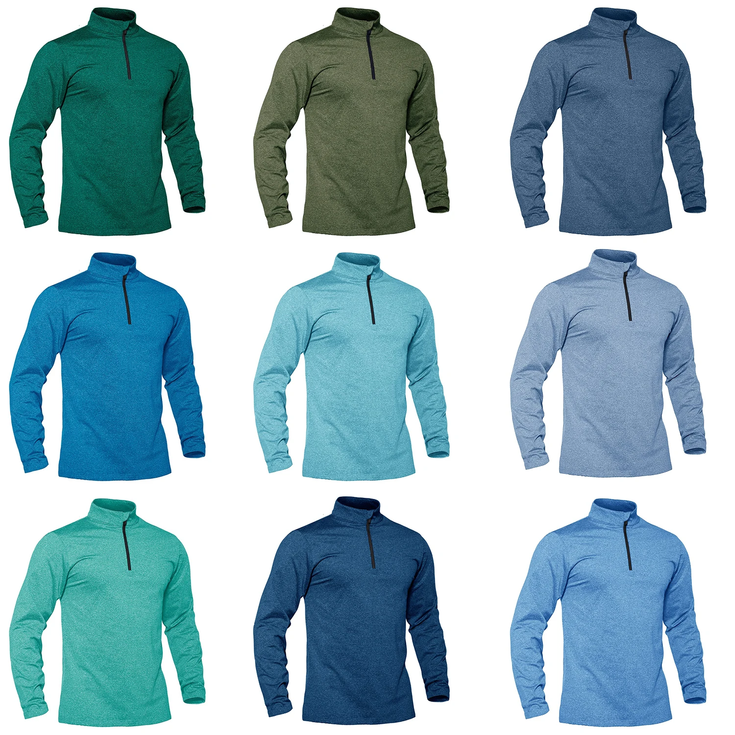 Jogging sweatshirt with half zip tracksuit zip collar pullover sweatshirts for men golf sweatshirt 4
