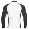 Long sleeve running jacket with high neck mock turtleneck style with zipper lightweight training tracksuit shirt for gym JK9881 8