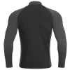 Long sleeve running jacket with high neck mock turtleneck style with zipper lightweight training tracksuit shirt for gym JK9881 9