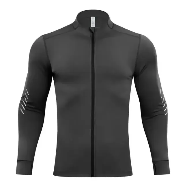 Long sleeve tracksuit compression shirt for gym lightweight training wear slim fit soft tshirts JK9877