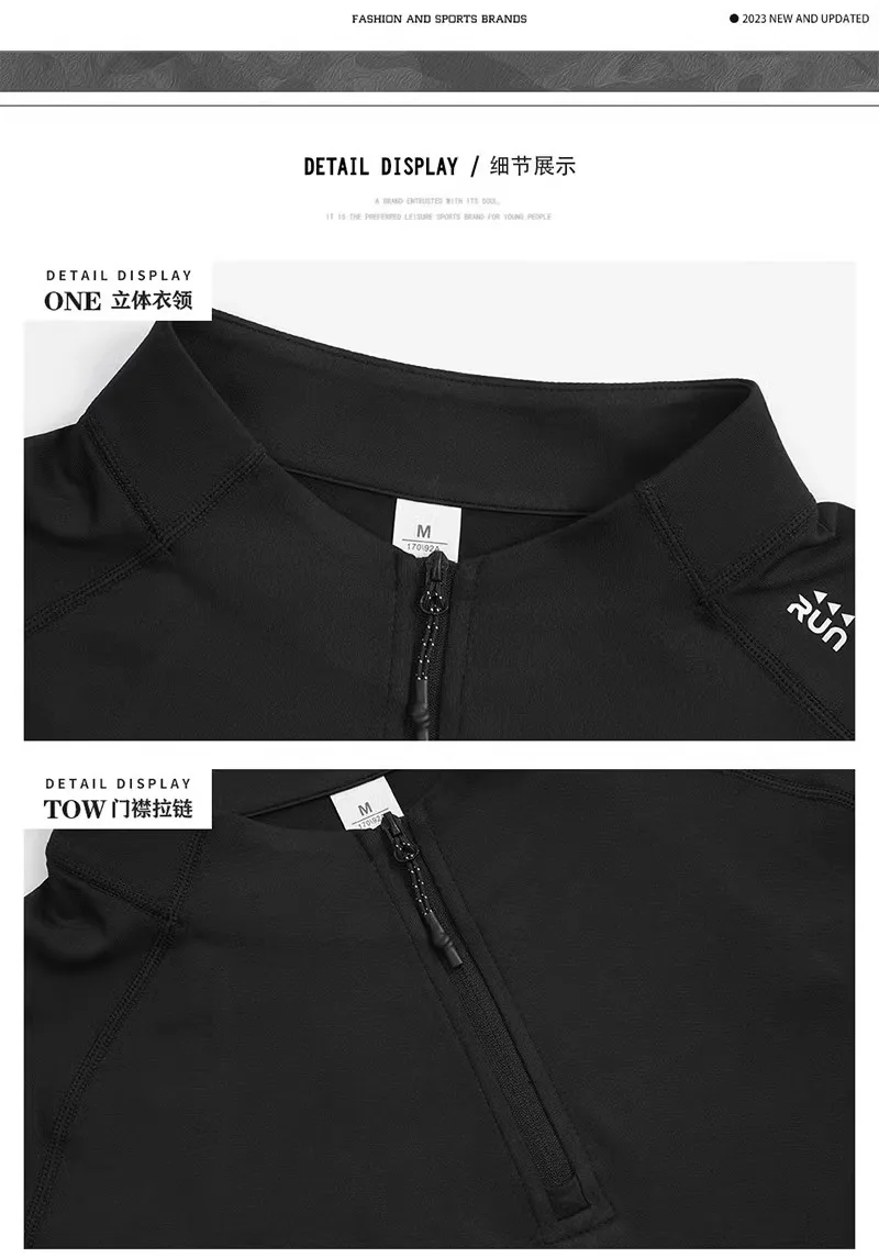 Long sleeve waffle shirt high quality fashion outdoor sportswear for autumn and winter Ski S9863 4