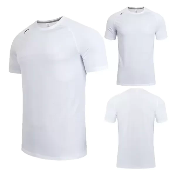 Lycra rash guard tshirt sun protection shirt short sleeve quick dry sports tshirts fitted 5